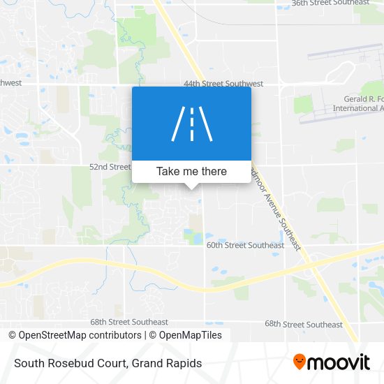 South Rosebud Court map