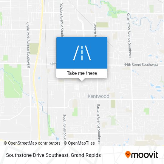 Mapa de Southstone Drive Southeast