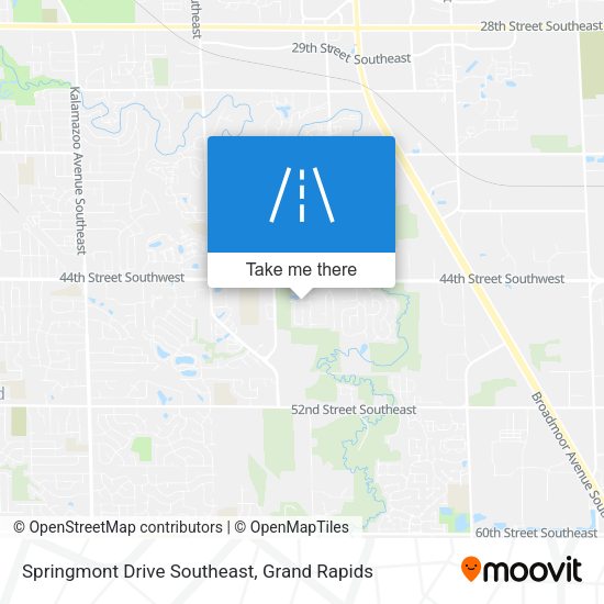 Springmont Drive Southeast map