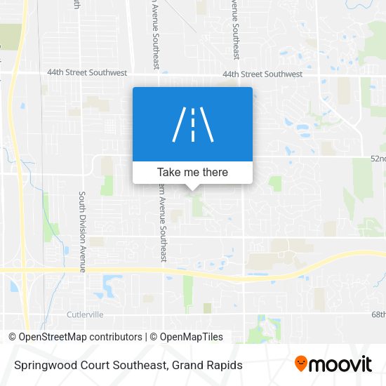 Springwood Court Southeast map