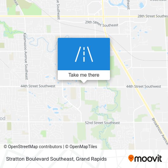 Stratton Boulevard Southeast map
