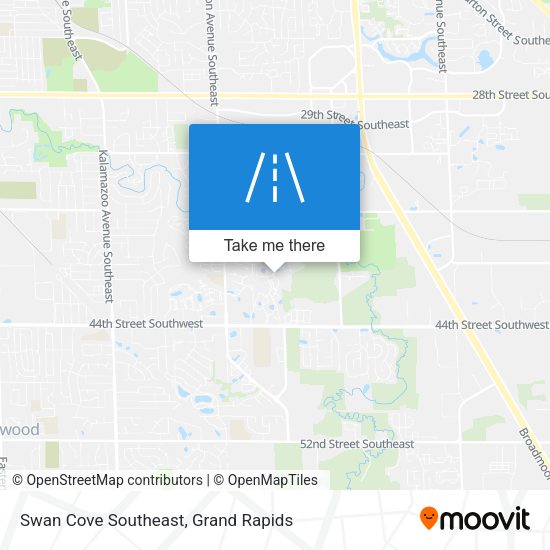 Mapa de Swan Cove Southeast