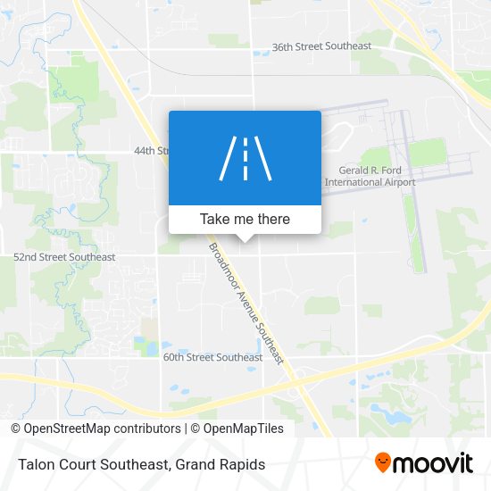 Talon Court Southeast map
