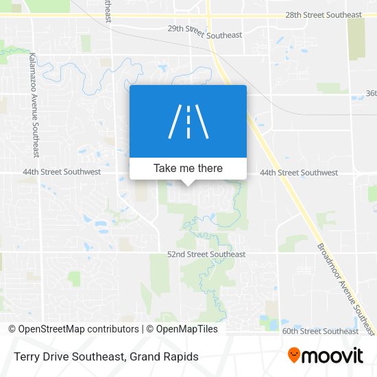 Mapa de Terry Drive Southeast
