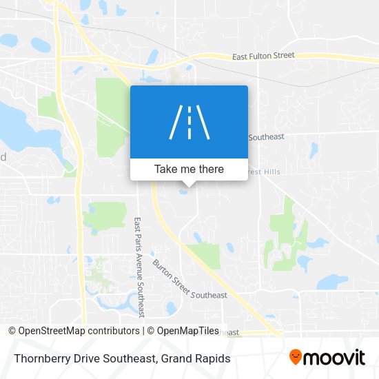 Mapa de Thornberry Drive Southeast