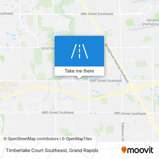 Timberlake Court Southeast map