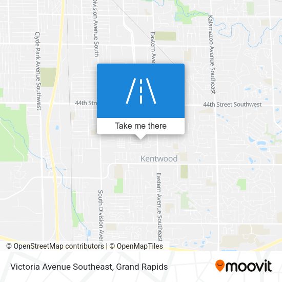 Victoria Avenue Southeast map