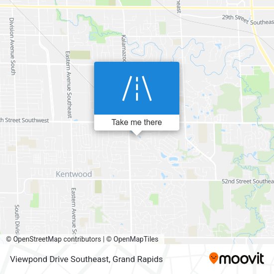 Viewpond Drive Southeast map