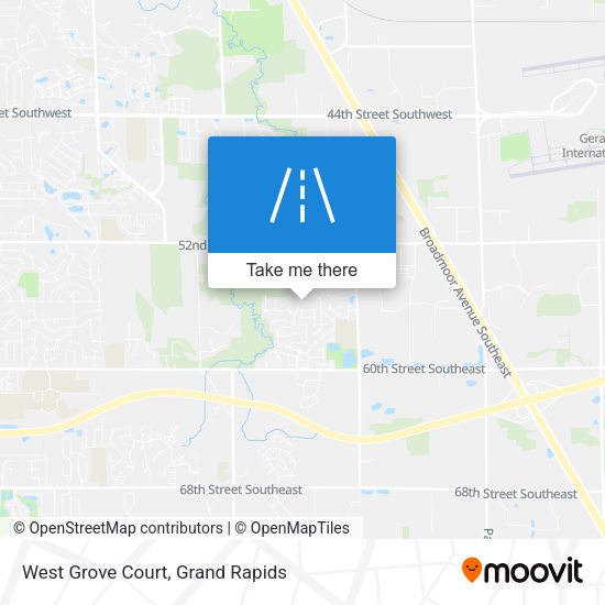West Grove Court map