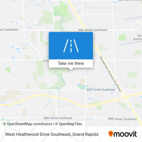 West Heathwood Drive Southeast map