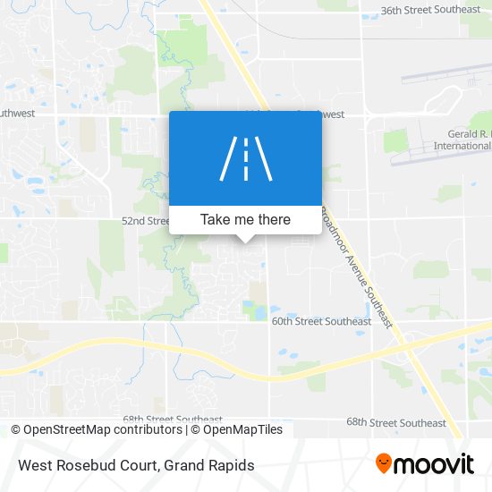 West Rosebud Court map