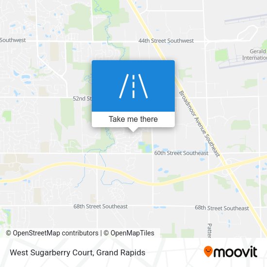 Mapa de West Sugarberry Court