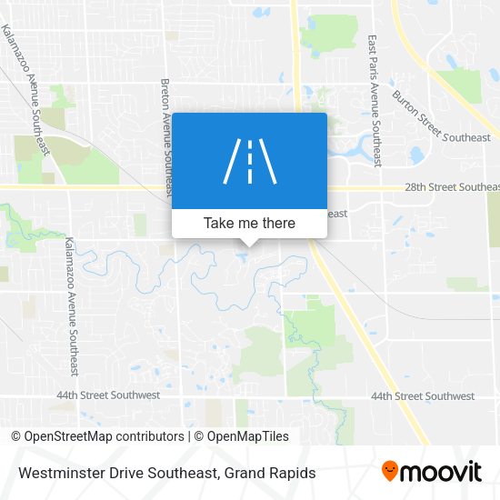 Westminster Drive Southeast map