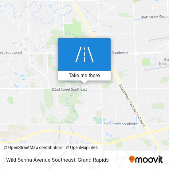 Wild Senna Avenue  Southeast map