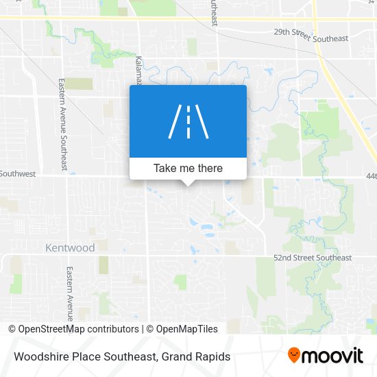 Woodshire Place Southeast map
