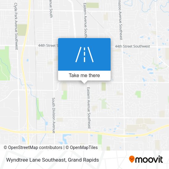 Wyndtree Lane Southeast map