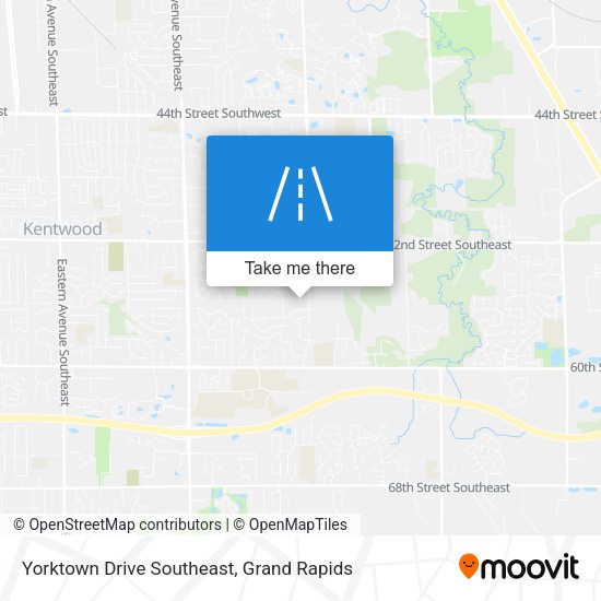 Mapa de Yorktown Drive Southeast