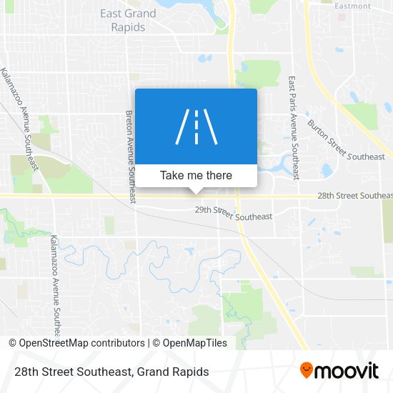 28th Street Southeast map