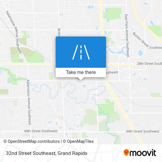 32nd Street Southeast map
