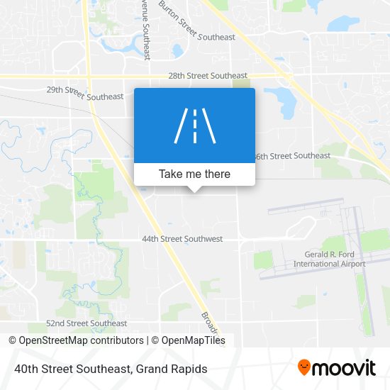 Mapa de 40th Street Southeast
