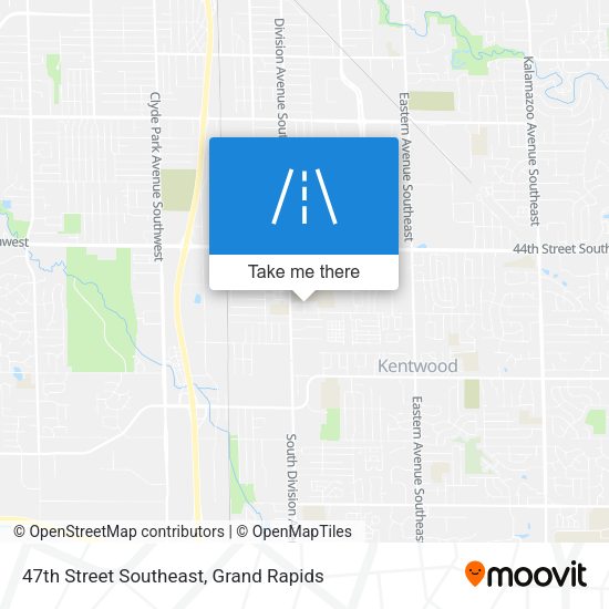 47th Street Southeast map