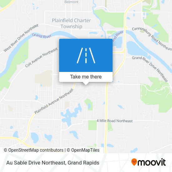Mapa de Au Sable Drive Northeast
