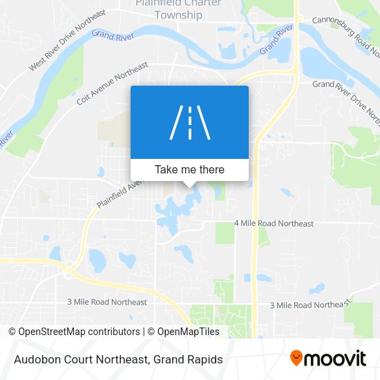Audobon Court Northeast map