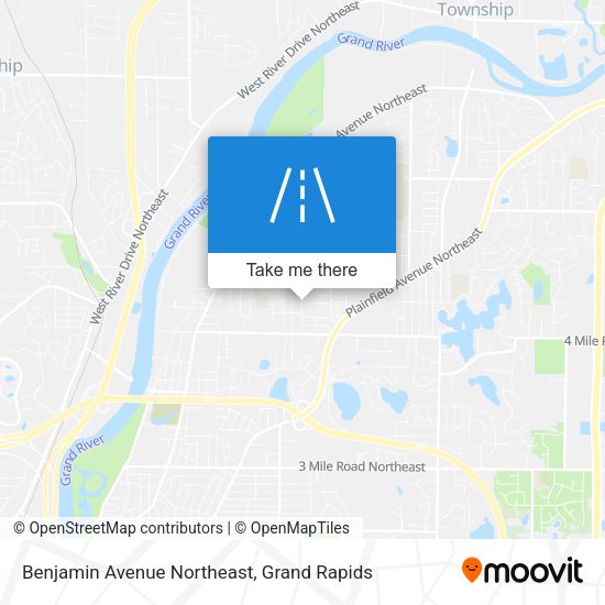 Mapa de Benjamin Avenue Northeast