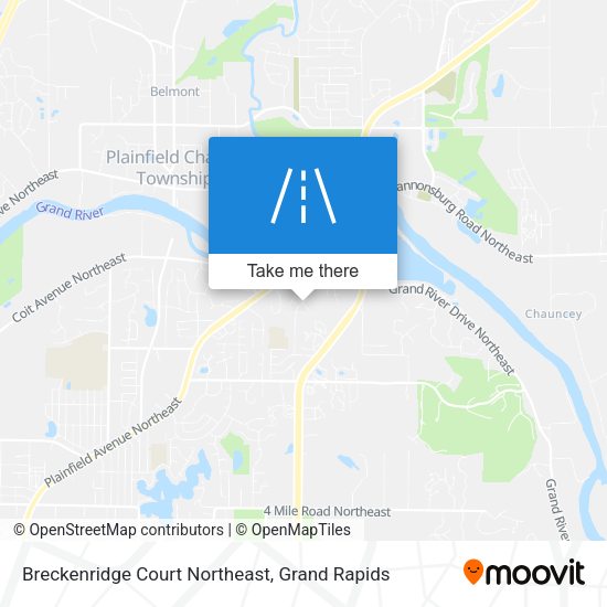 Breckenridge Court Northeast map