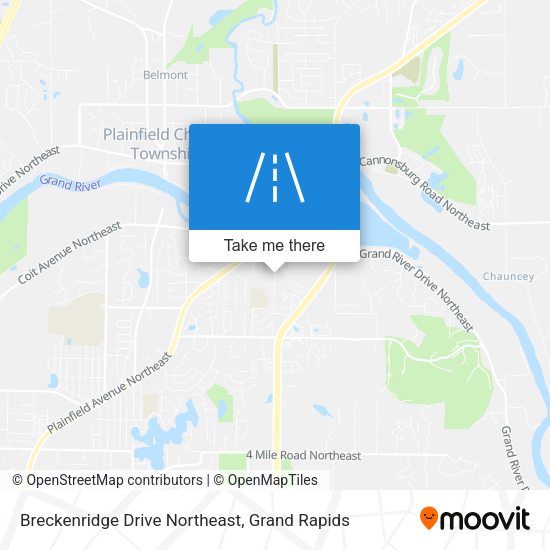Breckenridge Drive Northeast map