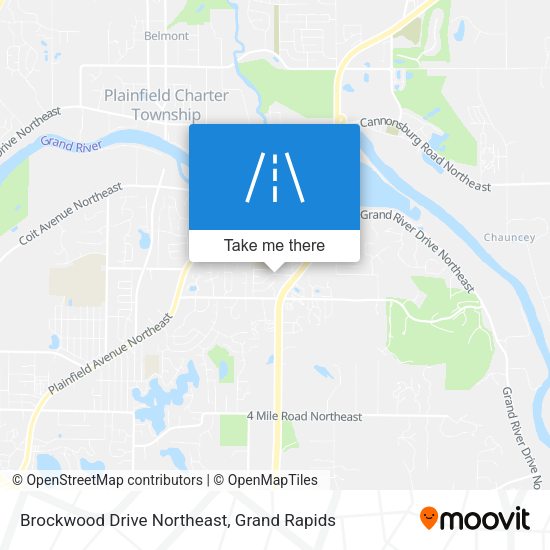 Brockwood Drive Northeast map