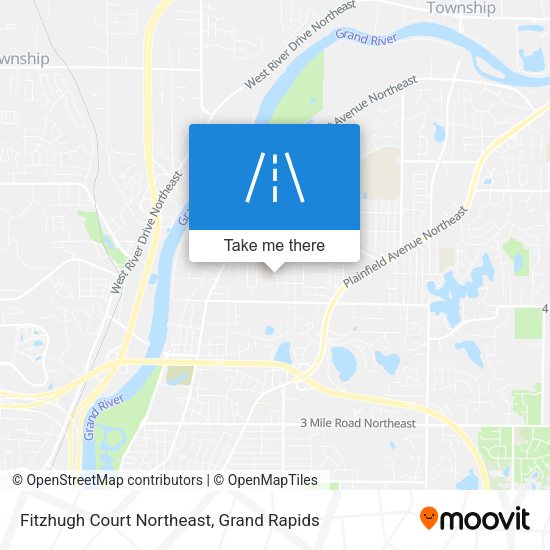 Fitzhugh Court Northeast map