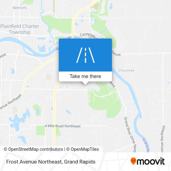Frost Avenue Northeast map