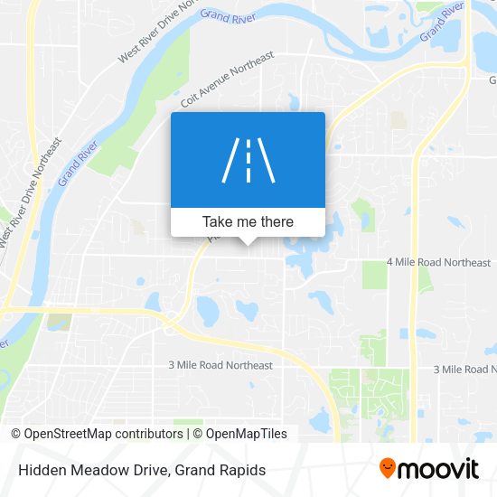 Mapa de Hidden Meadow Drive