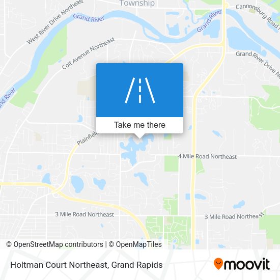 Mapa de Holtman Court Northeast