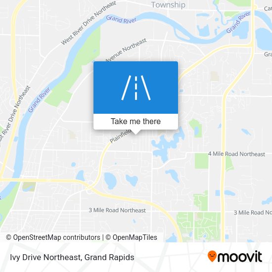 Ivy Drive Northeast map