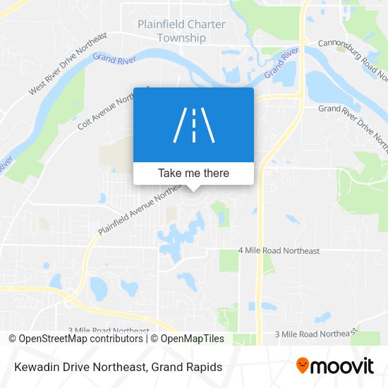 Mapa de Kewadin Drive Northeast