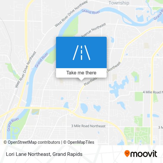 Lori Lane Northeast map