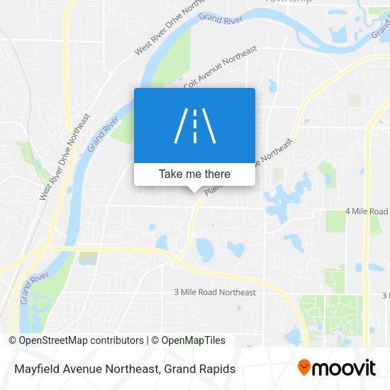 Mayfield Avenue Northeast map