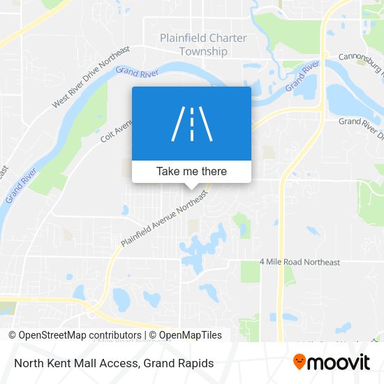Mapa de North Kent Mall Access