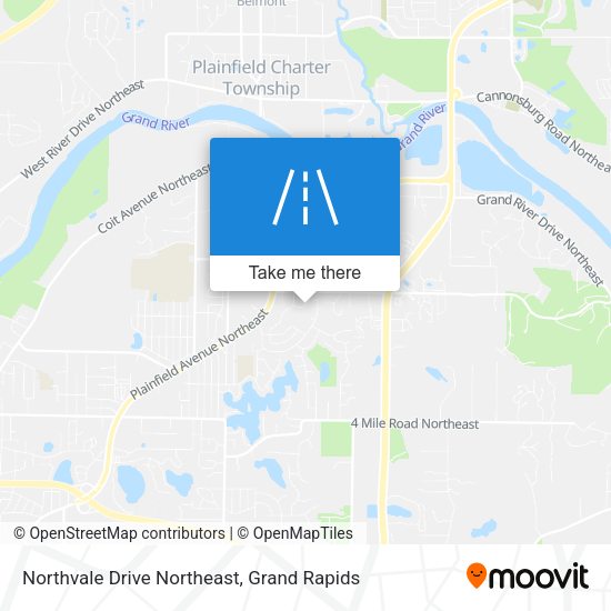 Northvale Drive Northeast map