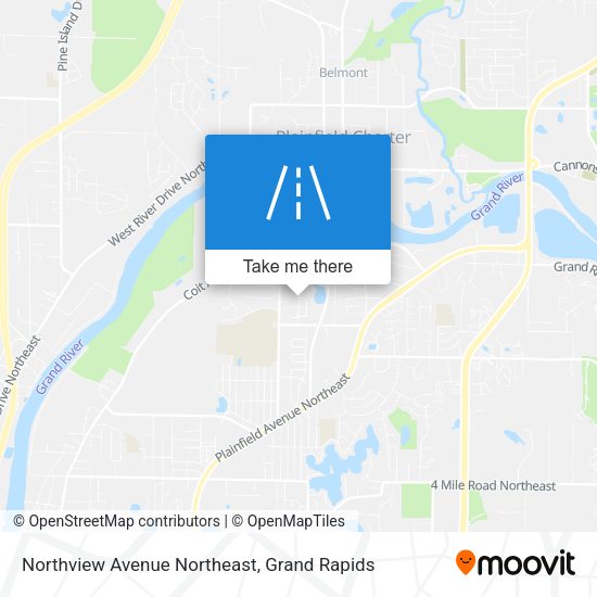Mapa de Northview Avenue Northeast