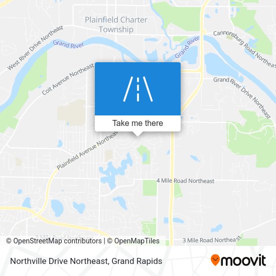 Northville Drive Northeast map