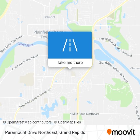 Mapa de Paramount Drive Northeast