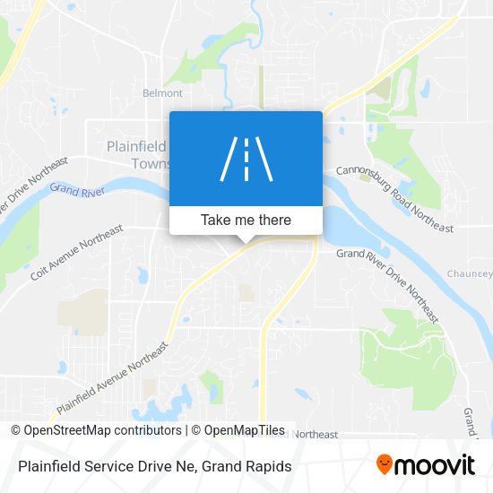 Mapa de Plainfield Service Drive Ne