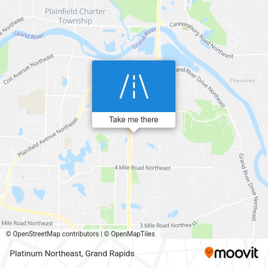 Platinum Northeast map
