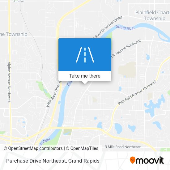 Mapa de Purchase Drive Northeast