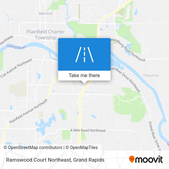 Ramswood Court Northeast map