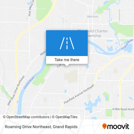 Mapa de Roaming Drive Northeast