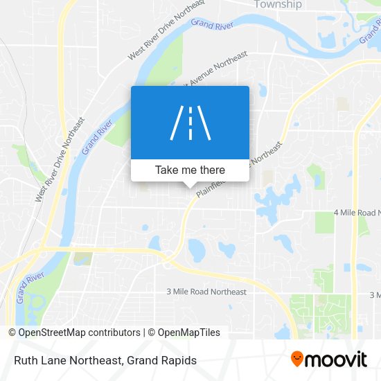 Ruth Lane Northeast map